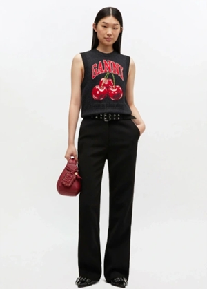 Graphic wool vest Phantom A1070044 Ganni 